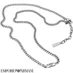 エンポリオアルマーニ ネックレス ペンダント メンズ アクセサリー ステンレス シルバーカラー プレゼント EMPORIO ARMANI EGS3246040 カジュアル ファッション