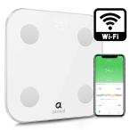 ショッピング体重計 arboleaf 体重計 体組成計 体脂肪計 WiFi/Bluetooth対応 家庭用 スマートスケール 体重管理 高精度 200g単位 ス