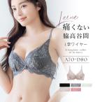 下着女性 ブラジャー 補正下着痛くない脇高谷間ブラ 〜Leeneシリーズ〜 フローリレースカシュクールブラ 補正ブラ 脇高 谷間 盛れる ブラ単品 ツーハッチ