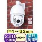 【SA-51001】220万画素　屋外防雨仕様AHD-H(1080p)スピードドームPTZカラー防犯カメラ(SA-51030のカメラのみ)