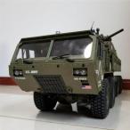 1:12 半合金 米製軍カード 8輪軍用トラック ラック登山車 充電オフロード車 強い馬力 完成品 車モデル ライトと音効付き