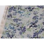 1m единица измерения outlet 40% YUWA иметь колесо широкий ширина хлопок лен ткань Angel soft wind flower голубой 148cm ширина сделано в Японии хлопок linen производитель ликвидация товар 