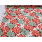  Дэйзи daisy цветочный принт orange si- подбородок g ткань дешевый 108cm ширина сделано в Японии хлопок 100% хлопок ткань тонкий продается куском ручная работа 