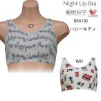 ワコール ナイトアップブラ(寝るときのブラ) BRA105 M・Lサイズ ハローキティ GY/WH