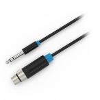 VENTION 6.5mm Male to XLR Female аудио кабель 1m черный BB-5701