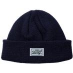 MACK BARRYmak Bally [BEANIE( Beanie )] CLASSIC LABEL SHORT BEANIE темно-синий MCBRY7