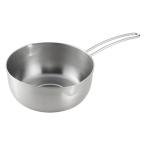 パルトール オールステンレス製 雪平鍋 18cm あると便利な目盛付 ガス・IH調理器対応 PRT-18Y