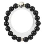 Yahoo! Yahoo!ショッピング(ヤフー ショッピング)RoenBLACK ロエン アクセサリー オニキス スカル ブレスレット RO-201
