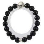 Yahoo! Yahoo!ショッピング(ヤフー ショッピング)RoenBLACK ロエン アクセサリー オニキス スカル ブレスレット RO-221