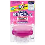 (まとめ) 花王 トイレマジックリン 流すだけで勝手にキレイ ローズせっけんの香り 本体 80g 1個 〔×5セット〕