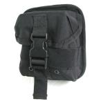 Yahoo! Yahoo!ショッピング(ヤフー ショッピング)【ポイント５倍！】ウェストポーチ ウエストバッグ ブラック モール対応 防水布使用 外ナイロン100％ 裏ラバーコーティング ミリタリーバッグ