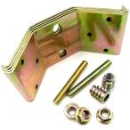 テーブル 脚 コーナー 金具 ボルト 鬼目ナット フランジナット M8 4 組 セット