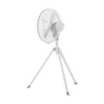 冷暖房・空調機器 工場扇 ＴＲＵＳＣＯ　全閉式工場扇ルフトハーフェンスタンドタイプ　樹脂ハネ　ホワイト　  (TFLH-45S-W)