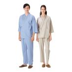 男女兼用患者衣（甚平型） ブルー FG-1511(M) 24-8718-01 1入り
