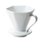 三洋産業　CAFEC  有田焼磁器製　DEEP　DRIPPERPRO　3~7杯　用( ディープドリッパー　プロ)