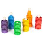 gla накладка Nins кольцо & монета из дерева природа материалы в машине дерево развлечение 18 месяцы ~ Испания рождение Grapat