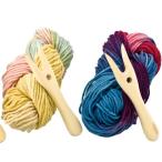 ウールマニファクチャー　フィルゲルス　Y字型リリヤン　オーガニック毛糸付　手仕事遊び　