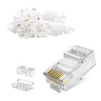 CableCreation RJ45 коннектор, Cat 6A RJ45 modular штекер (3 товар есть ), load балка имеется . body тросик а также стандарт кабель для 