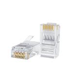 lan коннектор,CableCreation RJ45 коннектор 50 штук входит LAN терминал Cat6/Cat5e соответствует одиночный линия yoli линия соответствует .. поломка предотвращение 
