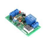 Akozon DC 12V �x���^�C�}�[ �����[�X�C�b�` LED �^�C�}�[���W���[�� �J�E���g�_�E���^�C�}�[ 1?99�b/ 1?99�� �����\