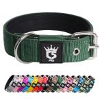 TSPRO Tacty karu собака цвет 1.25 дюймовый ширина сверхпрочная metal пряжка имеется долговечность мощный настройка возможность для маленьких собак ( зеленый,S)