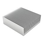 Awxlmv aluminium теплоотвод 80 x 80 x 27 mm квадратный теплоотвод радиатор схема основа доска охлаждающий вентилятор ласты 26шт.@- серебряный 
