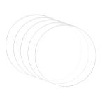 BENECREAT 5 листов диаметр 126mm толщина 3mm прозрачный акриловая пластина круг акрил сиденье защита бумага имеется табличка брелок для ключа украшение craft материалы ручная работа 