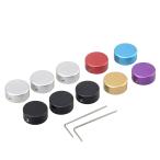 ギターエフェクトキャップ エフェクター フットスイッチハット 3つのネジで固定します 10PCS/セット Guitar Effects Pedal F