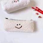 SAKUSHOぬいぐるみペンケース ツールペンケース ジップーペンケース ふわふわ 多機能 大容量 筆箱 おしゃれ シンプル 可愛い 韓国 ペンポーチ