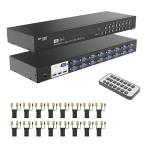 VGA KVM переключатель 16 порт USB2.0 MT-VIKI переключатель 16 ввод 1 мощность KVM консоль 16 порт manual селектор 1Ula