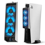 JUSPRO PS5 для охлаждающий вентилятор старая модель - LED свет *USB 3.0 подключение * низкий шум PS5 диск / цифровой версия общий соответствует [PS5 Slim/P