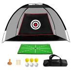 Voodans Golf тренировка сеть большой Golf коврик Golf swing тренировка для сеть комплект (2M)