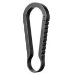 TIMULTI titanium брелок для ключа kalabina зажим мужской ключ крюк spring нет в одном корпусе установка простой крепкий легкий антикоррозийный ( черный L 2 шт )