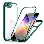 MQman iPhoneSE3 no. 3 поколение кейс iPhone7 iPhone8 iPhoneSE no. 2 поколение кейс передняя сторона стекло + задняя сторона стекло 360°