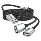 MOGOOD USB удлинение кабель USB ответвление контейнер USB A мужской?2 женский удлинение кабель долговечность. есть USB ответвление контейнер кабель нейлон плетеный высокая скорость данные . отправка . принтер 