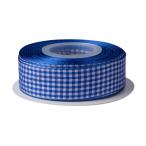 [Ribbonitlux] ширина 25mm проверка лента длина 22m рукоделие наряд упаковка ..... лента #350 голубой 