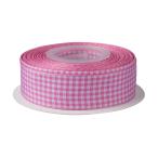 [Ribbonitlux] ширина 25mm проверка лента длина 22m рукоделие наряд упаковка ..... лента #150 розовый 