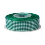 [Ribbonitlux] ширина 25mm проверка лента длина 22m рукоделие наряд упаковка ..... лента #580 изумруд 
