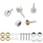 Lemfema 飾りビス 化粧ビス ビスキャップ 8個入り キャップ直径10mm ネジ直径3.5mm 化粧品ビス キャップ 化粧ビス ステンレス 化粧