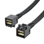 10Gtek внутри часть Mini SAS HD SFF-8643 кабель, боковой частота имеется, 0.3 метров, складной, гибкий 