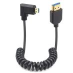 Duttek 8K Micro HDMI HDMI изменение кабель 90 раз L type микро HDMI мужской HDMI мужской удлинение кабель 48Gps Micro