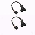 KKM- Rav шоу [2pcs комплект ]19/20 булавка USB3.0TOUSB2.0USB 3.0 женский -9 булавка USB 2.0 мужской материнская плата кабель ada