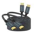 Twozoh 4K HDMI кабель 5M 2 шт. входит .k нейлон сборник комплект HDMI-HDMI код 18Gbps 3D/4K@60Hz/ 2160P/108