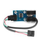  материнская плата 9 булавка USB 1 - 2 порт расширение конверсионный адаптор кабель USB 2.0 заголовок повышение 