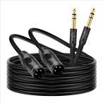 Twozoh XLR мужской - 6.35mm Jack TRS кабель 1M 2 шт. входит . баланс 1/4 дюймовый штекер из 3 булавка XLR мужской заднее крыло дюймовый из 