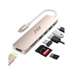 USB C ступица 7-in-1 typec ступица 4K HDMI порт 100W PD порт USB 3.0 порт SD/MicroSD порт JVJ S