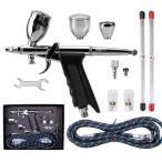 SAGUD краскопульт gun комплект одиночный action краскопульт авторучка 0.3mm предварительный 0.5 0.8mm игла, краскопульт шланг,2CC/5CC/13CC