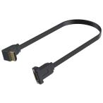 Poyiccot L type HDMI удлинение кабель,( сверху направление )90 раз супер тонкий тонкий,4K панель крепление штекер имеется L знак HDMI ленточный кабель, мужской -me