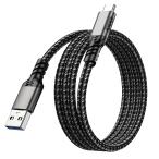 USB-A to USB-C кабель USB Type C кабель [10Gbps данные пересылка 60W внезапный скорость зарядка ] USB3.2 Gen2 стандарт высокая прочность nai