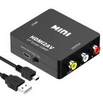 HDMI to RCA изменение конвертер HDMI to AV изменение адаптер 1080P соответствует PAL/NTSC переключатель аналог изменение аудиовыход USB.
